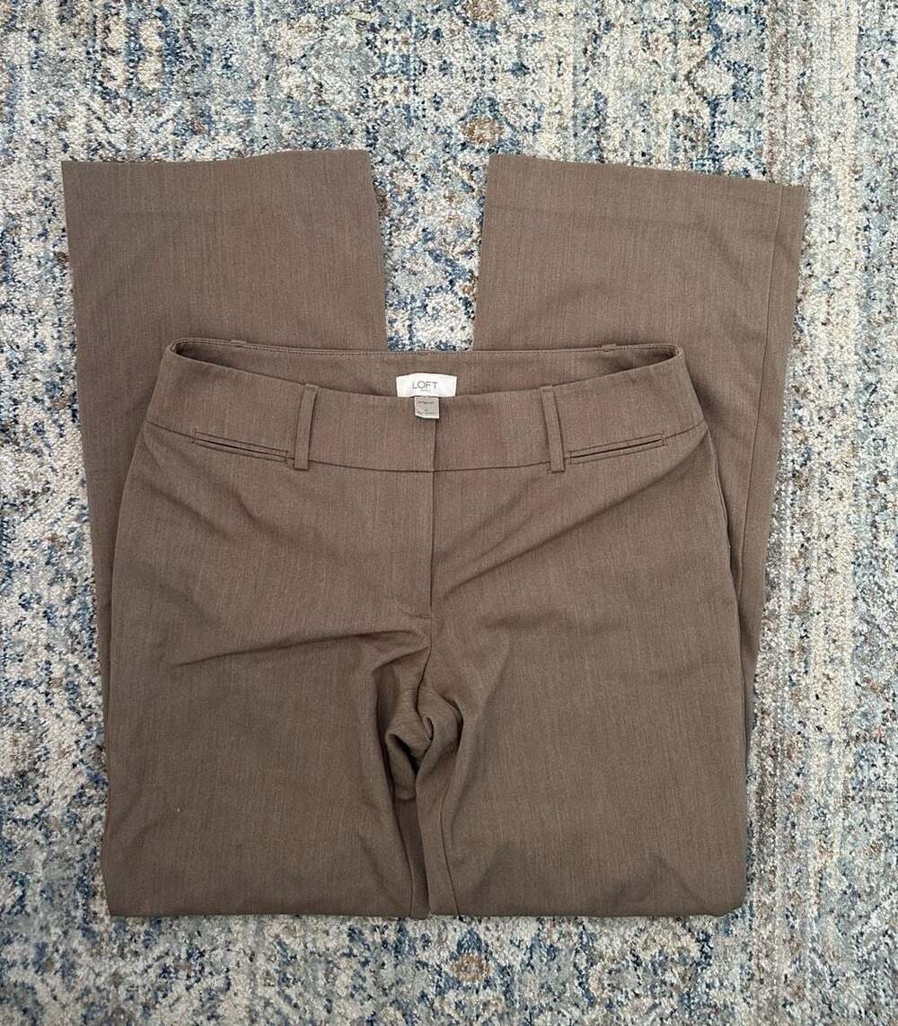 LOFT Outlet Original Dress Pants Brown Size 6